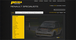Desktop Screenshot of primaracing.com
